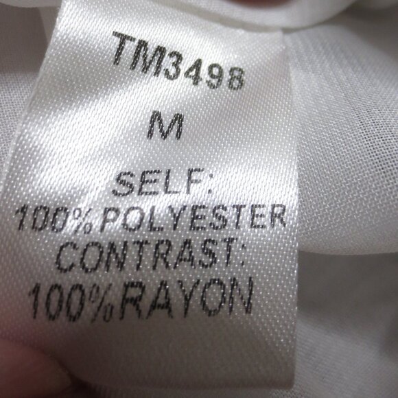 THML womens DRESS black OFF-WHITE lined ABSTRACT shift MIDI size M - Picture 7 of 10